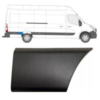 Moulure de derrière roue arrière pour Nissan NV400 2010- / Droite 16665