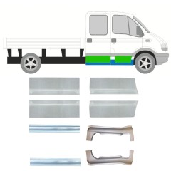 Ensemble de panneaux de réparation pour Renault Master 1998-2010 / Gauche+Droit / 10260