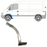 Panneau de réparation de arc d'aile avant pour Opel Movano 1998-2010 / Gauche 15359