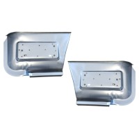 Panneau de réparation arc d'aile arrière, partie inférieure derrière la roue pour Renault Master 1998-2010 / Gauche+Droit / Ensemble 16140