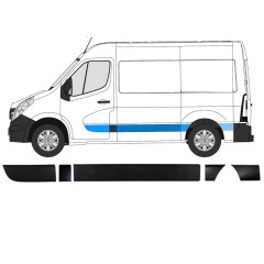 Ensemble de moulures pour Renault Master 2010- / Gauche / 10894