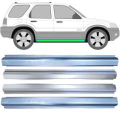 Réparation bas de caisse + réparation bas de caisse intérieur pour Ford Maverick 2001-2008 / Gauche+Droit / Ensemble 14856