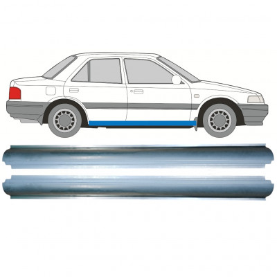 Réparation bas de caisse pour Mazda 323 BG 1989-1994 / Gauche = Droite (symétrique) / Ensemble 9877