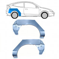 Panneau de réparation arc d'aile arrière pour Mazda 323 BH 1994-1998 / Gauche+Droit / COUPE / Ensemble 9854