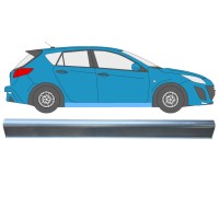 Réparation bas de caisse pour Mazda 3 2009-2013 / Gauche = Droite (symétrique) 15012