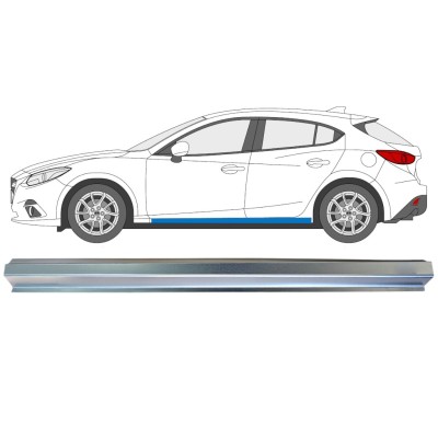 Réparation bas de caisse pour Mazda 3 2013-2019 / Gauche 16344