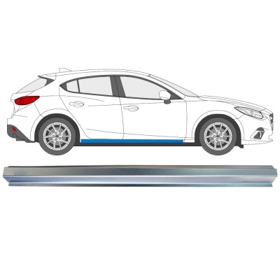 Réparation bas de caisse pour Mazda 3 2013-2019 / Droite 16343
