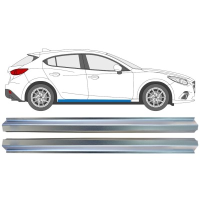 Réparation bas de caisse pour Mazda 3 2013-2019 / Gauche+Droit / Ensemble 16345