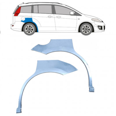 Panneau de réparation arc d'aile arrière pour Mazda 5 2005-2010 / Gauche+Droit / Ensemble 9192