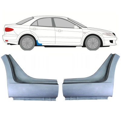 Panneau de réparation de l'extrémité du seuil pour Mazda 6 GG GY 2002-2007 / Gauche+Droit / Ensemble 9989