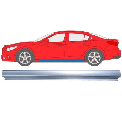 Réparation bas de caisse inférieure pour Mazda 6 2012-2024 / Gauche 16978