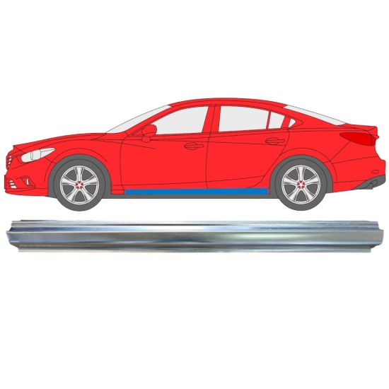 Réparation bas de caisse pour Mazda 6 2012-2024 / Gauche 16347