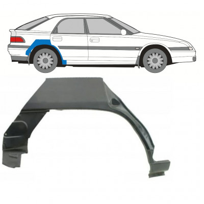 Panneau de réparation arc d'aile arrière pour Mazda 323F BG 1989-1994 / Droite 7986