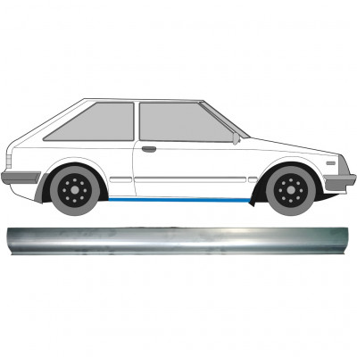 Réparation bas de caisse pour Mazda 323 Bd 1980-1993 / Gauche = Droite (symétrique) 7196