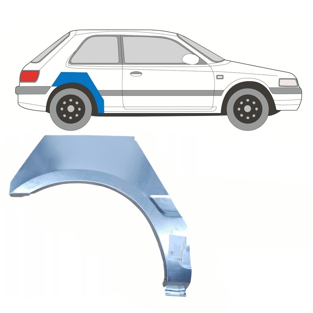 Pare-soleil Avant Gauche Et Droite Pour Mazda 323 Familia (1998-2001) - 2 Pièces - Anti-éblouissement Et UV