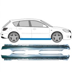 Panneau de réparation du seuil pour Mazda 3 2003-2009 / Gauche+Droit / Ensemble 10554