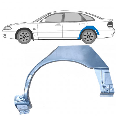 Panneau de réparation arc d'aile arrière pour Mazda 626 1992-1997 / Gauche 9012