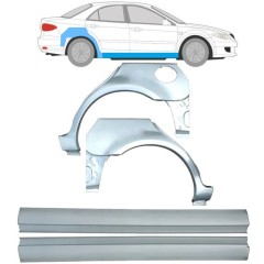Réparation bas de caisse + passage de roue arrière pour Mazda 6 GG GY 2002-2007 / Gauche+Droit / Ensemble 9653