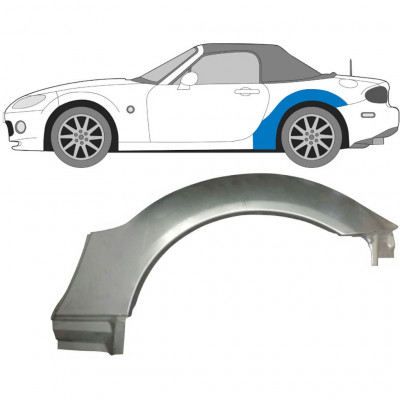 Panneau de réparation arc d'aile arrière pour Mazda MX-5 2005-2014 / Gauche 9131