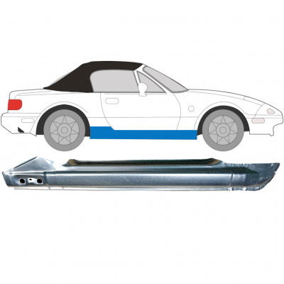 Panneau de réparation du seuil pour Mazda MX-5 1989-1998 / Droite 6696