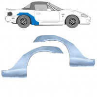 Panneau de réparation arc d'aile arrière pour Mazda MX-5 1998-2005 NB / Gauche+Droit / Ensemble 9664