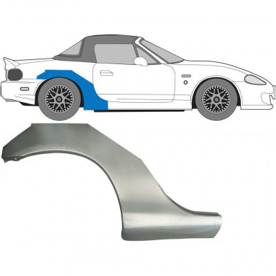 Panneau de réparation arc d'aile arrière pour Mazda MX-5 1998-2005 NB / Droite 8031