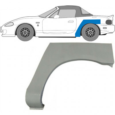 Panneau de réparation arc d'aile arrière pour Mazda MX-5 1998-2005 / Gauche 5931