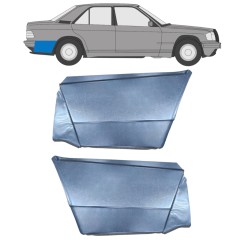 Panneau de réparation arc d'aile arrière pour Mercedes 190 W201 1982-1993 / Gauche+Droit / Ensemble 10974