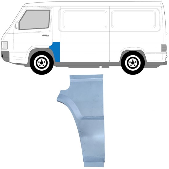 Panneau de réparation du montant pour Mercedes MB 100 1988-1996 / Gauche 16938