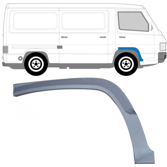 Panneau de réparation de arc d'aile avant pour Mercedes MB 100 1988-1996 / Droite 16859
