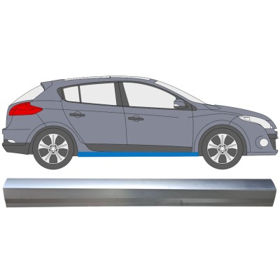 Réparation bas de caisse pour Renault Megane III 2008-2016 / Droite 16043