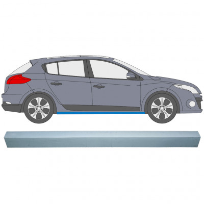 Réparation bas de caisse pour Renault Megane 2008-2016 / Gauche = Droite (symétrique) 7205