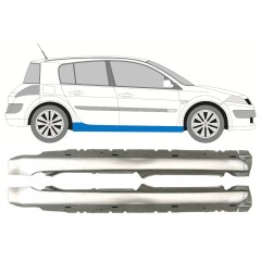 Panneau de réparation du seuil pour Renault Megane II 2003-2012 / Gauche+Droit / Ensemble 9934