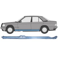 Réparation bas de caisse supérieure pour Mercedes 190 W201 1982-1993 / Gauche 15128