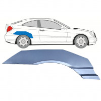 Panneau de réparation arc d'aile arrière supérieur pour Mercedes CL203 2000-2008 / Droite 8000