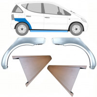 Réparation bas de caisse + passage de roue arrière pour Mercedes A-class 1997-2004 / Droite / Ensemble 8723