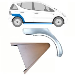 Réparation bas de caisse + passage de roue arrière pour Mercedes A-Class W168 1997-2004 / Droite / Ensemble 8721