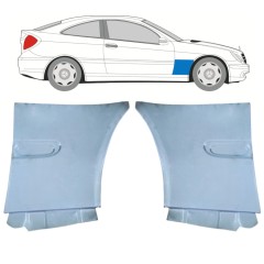 Panneau de réparation de l’aile avant pour Mercedes CL-Class 203 2000-2008 / Gauche+Droit / Ensemble 12698