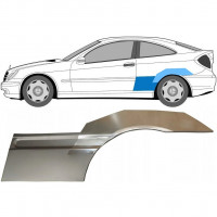 Panneau de réparation arc d'aile arrière pour Mercedes CL203 2000-2008 / Gauche / Ensemble 10008