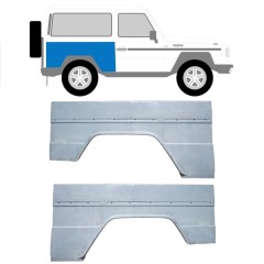 Panneau de réparation arc d'aile arrière pour Mercedes G-Class W460 W461 W463 1979- / Gauche+Droit / Ensemble 9162