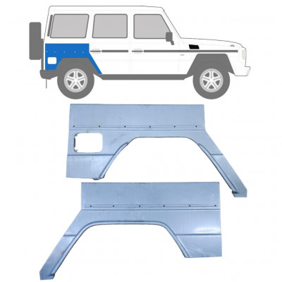 Panneau de réparation arc d'aile arrière pour Mercedes G-Class 1992- / Gauche+Droit / Ensemble 9179