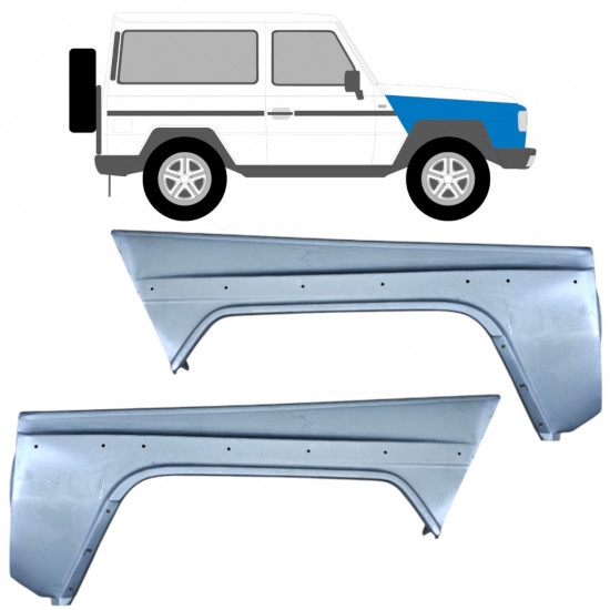 Aile avant pour Mercedes G-Class 1979-1992 / Gauche+Droit / Ensemble 9182