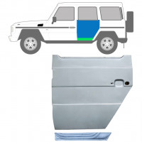 Panneau de réparation intérieur et extérieur des portes arrière pour Mercedes G-Class 1979- / Gauche / Ensemble 12038