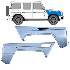 Aile avant pour Mercedes G-Class W461 1997-2001 / Gauche+Droit / Ensemble 6520