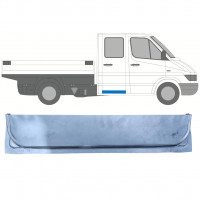 Panneau de réparation de porte arrière extérieur pour Mercedes Sprinter 1995-2006 / Gauche = Droite (symétrique) / Double cabine 7398