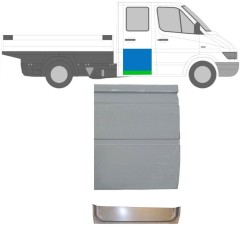 Panneau de réparation de porte arrière pour Mercedes Sprinter 1995-2006 / Gauche = Droite (symétrique) / Ensemble 10483