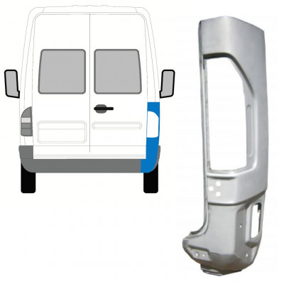 MERCEDES SPRINTER 1995-2005 ARRIÈRE COLONNE ÉLEVÉ / DROIT