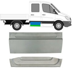 Panneau de réparation de porte arrière pour Mercedes Sprinter 2006-2018 / Gauche = Droite (symétrique) / Ensemble 10512