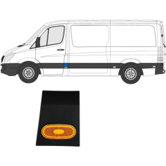 Moulure latérale du montant avant avec lampe pour Mercedes Sprinter 2006-2018 / Gauche / Ensemble 10684