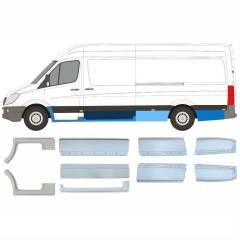 Ensemble de panneaux de réparation pour Mercedes Sprinter 2006-2018 / Gauche+Droit / 10665